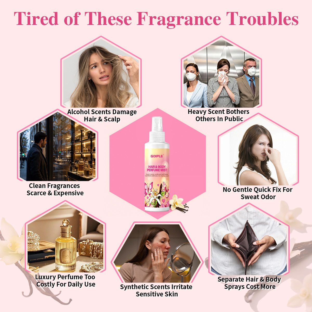 Hair & Body Perfume Mist Body  - Fragrance Perfume Spray ulasan dan harga