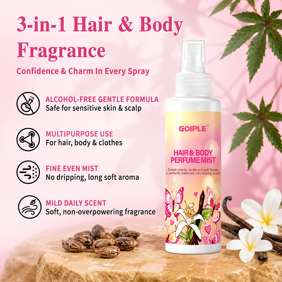 Hair & Body Perfume Mist Body  - Fragrance Perfume Spray ulasan dan harga