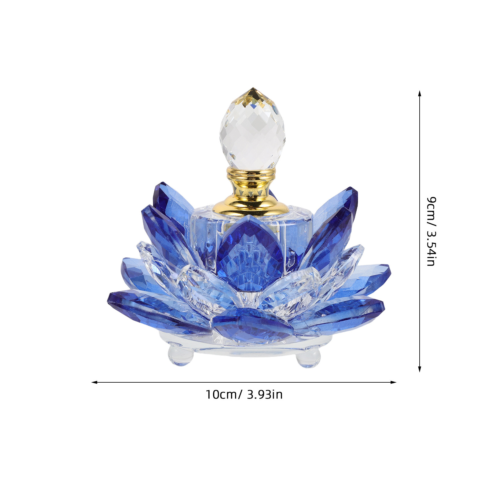 Crystal Lotus Flower Refillabl - Perfume Fragrance Blue ulasan dan harga