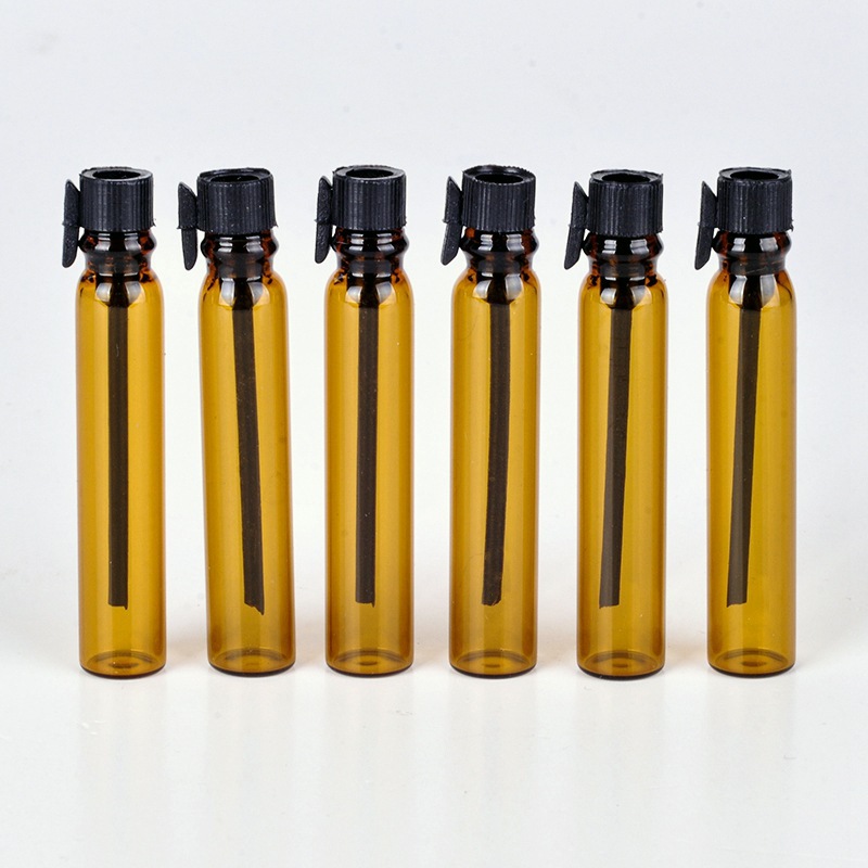 100pcs 1/2ml Empty Mini Amber  - Perfume Fragrance Lab ulasan dan harga