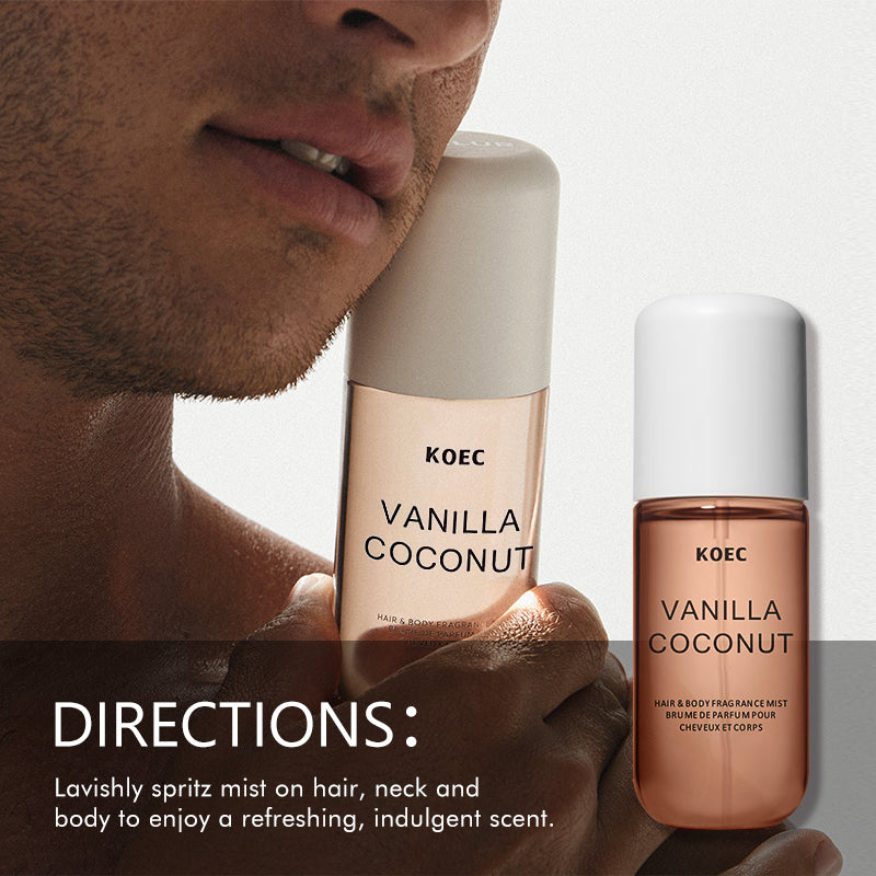 KOEC Vanilla & Coconut Fragran - Perfume Fragrance Moisturizer ulasan dan harga