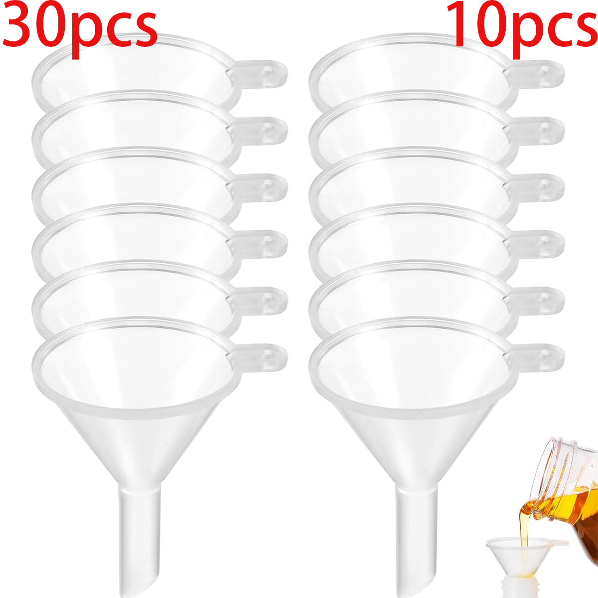 10/30pcs Mini Funnel Plastic N - Perfume Fragrance Lab ulasan dan harga