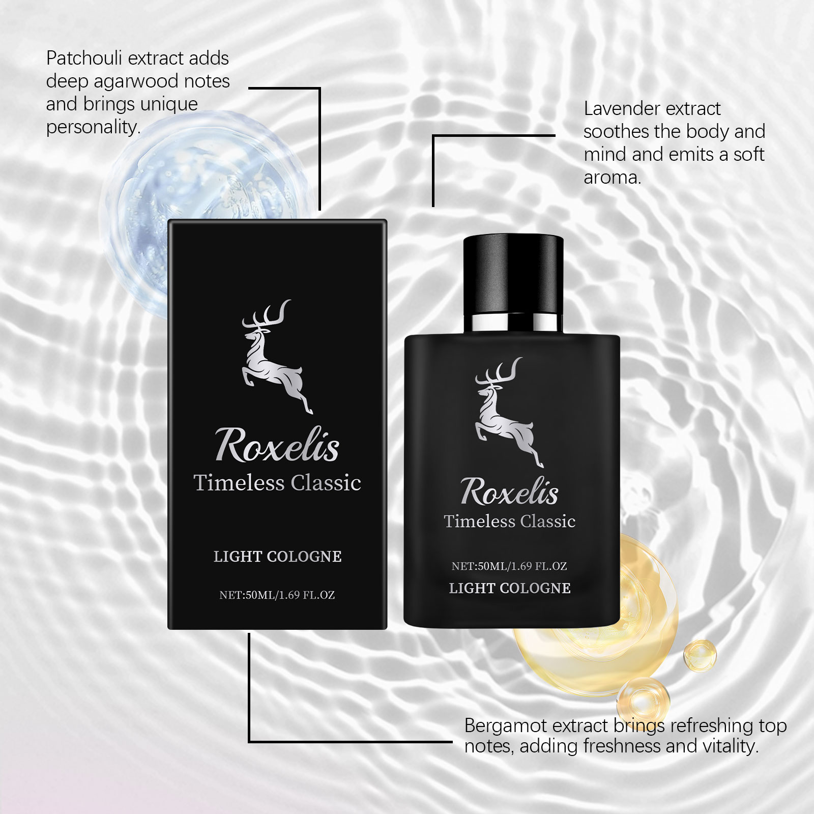Charm Classic Cologne For Men  - Perfume Alcohol Fragrance ulasan dan harga
