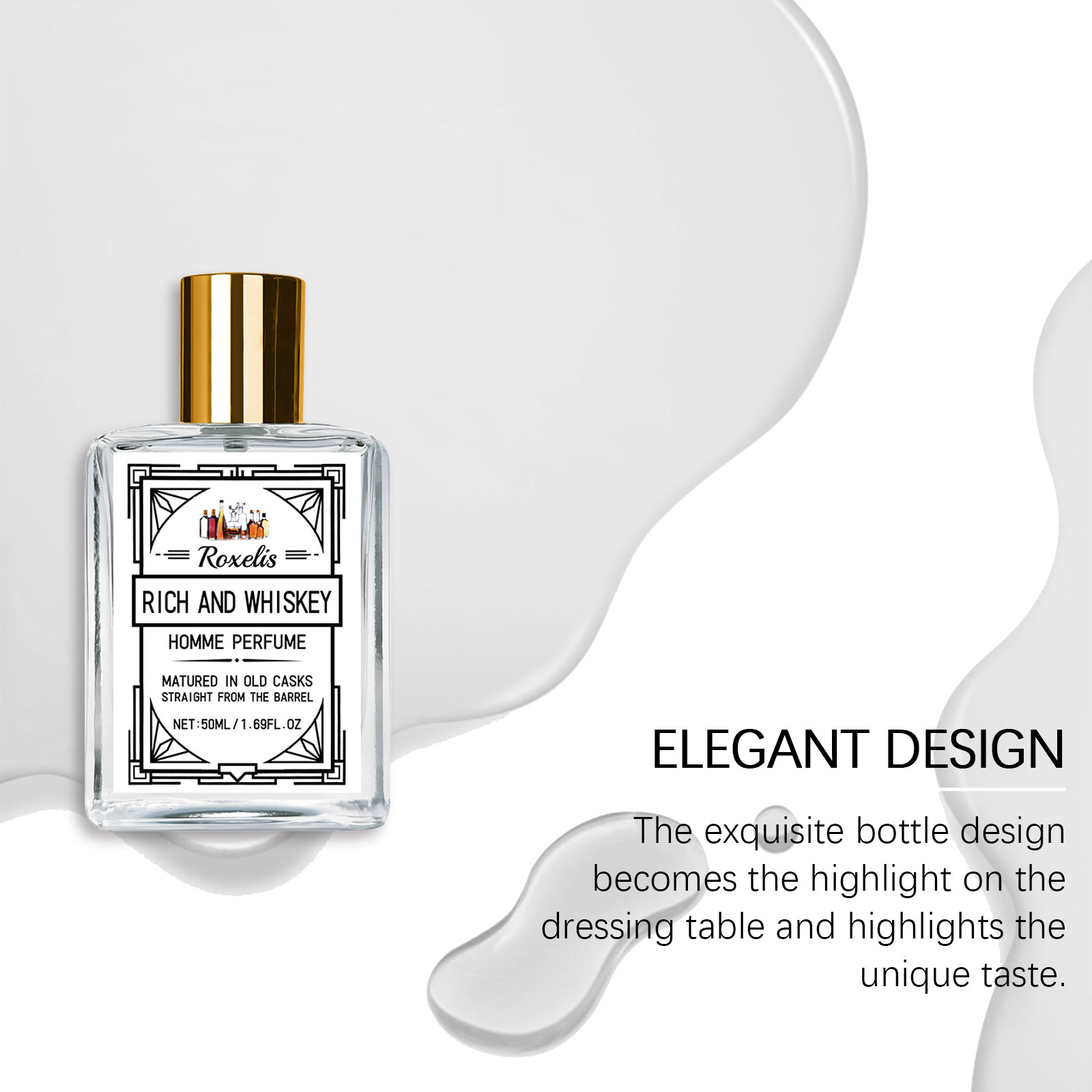 Roxelis 50ml Charm Whisky Men' - Perfume Fragrances ulasan dan harga