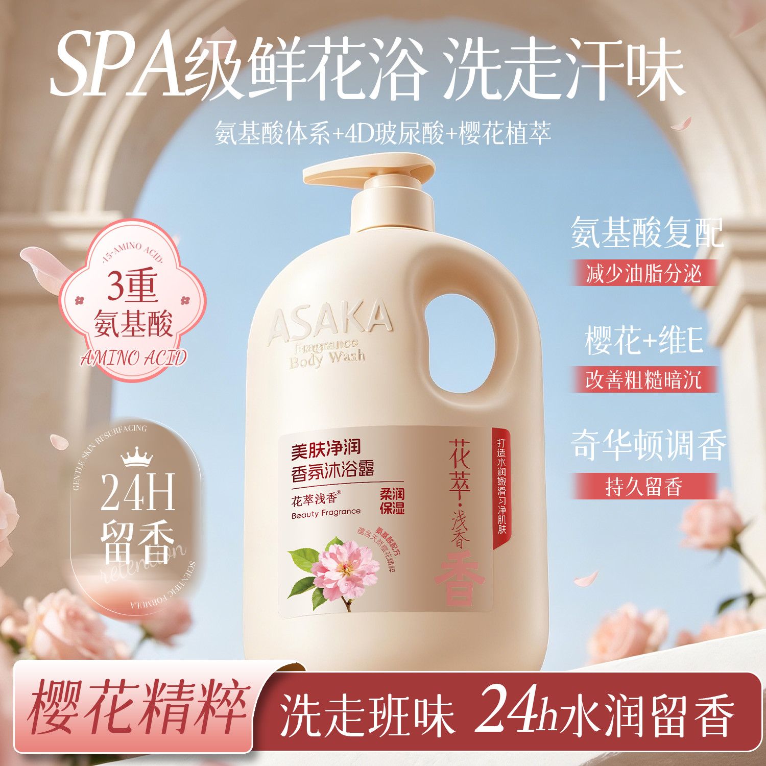 Light Scent Rose Jasmine Showe - Perfume Fragrance Families ulasan dan harga